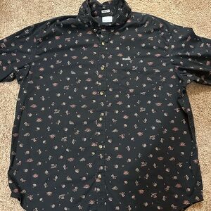 Columbia Men's Black Shirt with Cactus - Size XXL